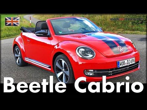 VW Volkswagen Beetle 2016 | Cabrio | 2.0 TSI | Review | Test | Cars | English