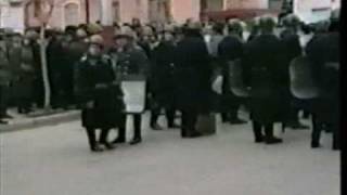 The Soviet army in Baku on January 20th 1990