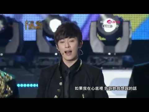 [繁中LIVE] 120119 Boyfriend - Don't Touch My Girl + I'll Be There(KBS 21st Seoul Music Awards)