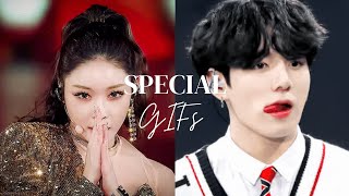 Compilation of gifs for a lifetime of K-pop idols