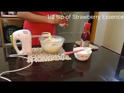 Russian Strawberry Buttercream with Chocolate Sponge