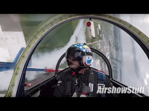 Yak-110 Aerobatics Cockpit Cam - EAA AirVenture Oshkosh 2018
