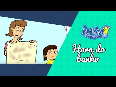 Hora do banho - Anjinhos da Esperança