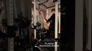 タレント 山根千佳 ジム トレーニング動画 #shorts