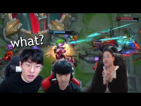 Meanwhile Ashe is Still Doing Negative Damage - Random Stream Highlights (Translated)