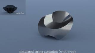 String Actuated Curved Folded Surfaces (TOG 2017)