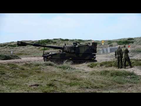 M109 at the Åben Hede event in the Oksbøl ekcercise area. (Danmark) 2022.