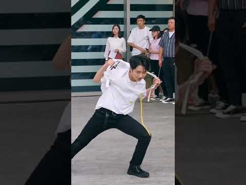 BOY STORY BUSKING in TianJin - Too Busy (Fancam 3)