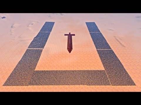 Spartan Sword vs 40K Zombies  - Ultimate Epic Battle Simulator UEBS