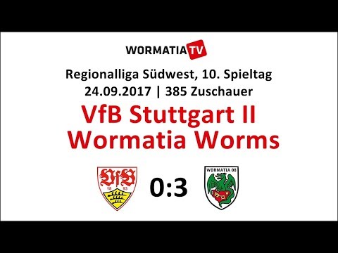 Zusammenfassung VfB Stuttgart II - Wormatia 0:3 (24.09.2017)