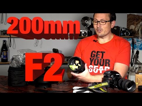 Nikon 200mm F2 - Unboxing