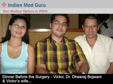 Victor from Thailand who came for his vasectomy reversal surgery in India
