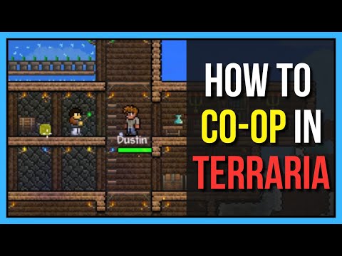How to Local Multiplayer Split Screen Co-op in Terraria