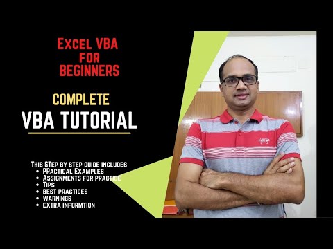 Excel VBA Tutorial for Beginners | Learn Excel VBA step by step with Examples