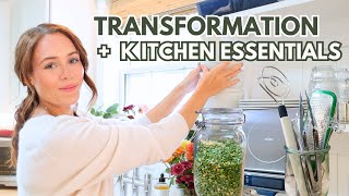 This Transformation Was Huge! Kitchen Refresh + Healthy Countertop Must-Haves