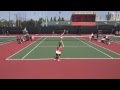 03 21 2015 USC Women S Tennis Clinches Doubles Point From Cal
