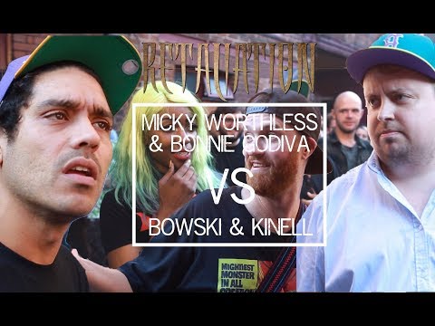 Micky Worthless & Bonnie Godiva vs Bowski & Kinell