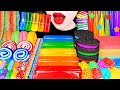 ASMR RAINBOW DESSERTS KOHAKUTO SNACK JELLY 무지개 건반젤리 레인보우 마시멜로우 마�