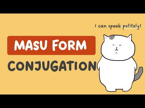 [GENKI Lesson 3] Conjugate from DICTIONARY form to MASU form (Verb Conjugation #3)