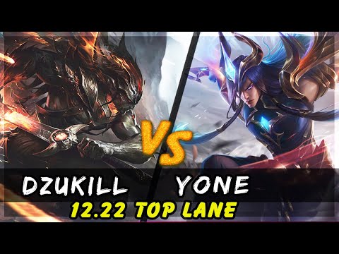 Dzukill - Yasuo vs Yone TOP Patch 12.22 - Yasuo Gameplay