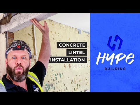 Concrete Lintel Installation (Avoiding a Party Wall)