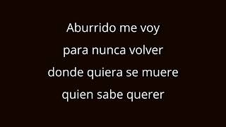 Karaoke Aburrido me voy - Ana Gabriel
