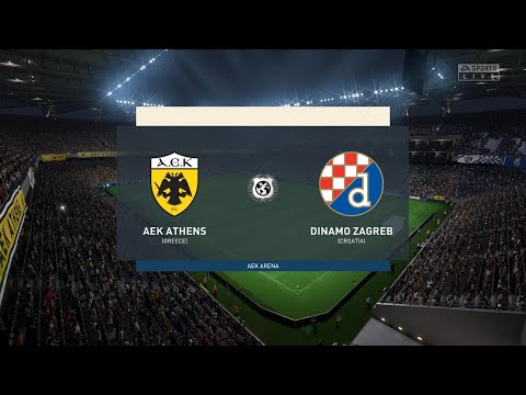 AEK Athens vs Dinamo Zagreb | 2023-24 UEFA Champions League | FIFA 23