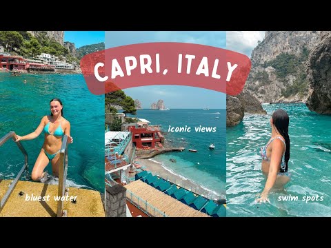 CAPRI ITALY VLOG: exploring capri, iconic views & the best swim spots