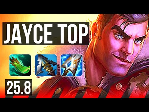 JAYCE vs SETT (TOP) | 9/1/6, 6 solo kills, Godlike | EUW Master | 25.8