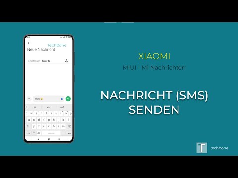 Nachricht (SMS) senden - Xiaomi [Mi Nachrichten]