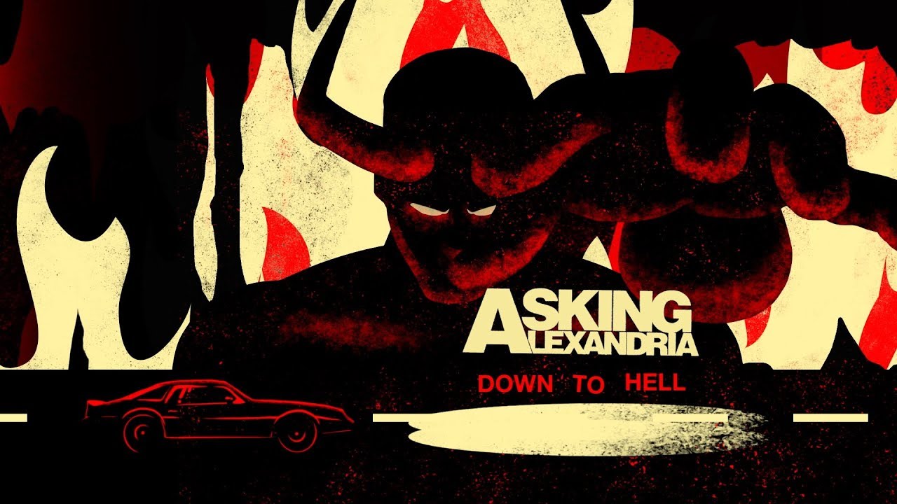ASKING ALEXANDRIA - Down To Hell (Official Lyric Video) - YouTube