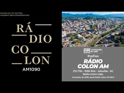 Prefixo Antigo - Rádio Colon 1090 KHz - Joinville - SC