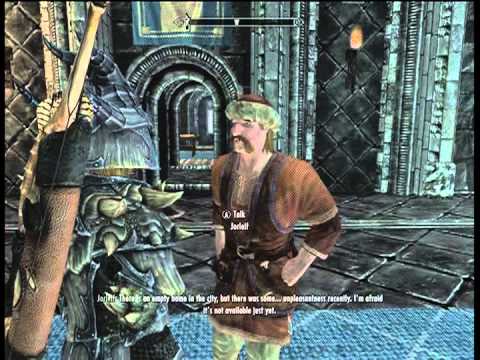 Why Cant I buy the house in Windhelm Skyrim