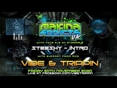 MC VIBE + MC TRIPPIN - DJ STEESHY DJ INTRO MAKINA ADDICTS UK