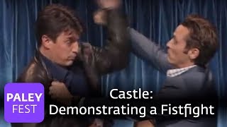 Castle - Fillion, Dever, and Huertas Demonstrate a Fistfight video
