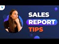 Sales Analytics Tips How to Write a Monthly Sales Report