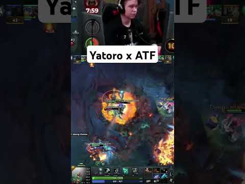 Yatoro x ATF #dota2 #dota2gameplay