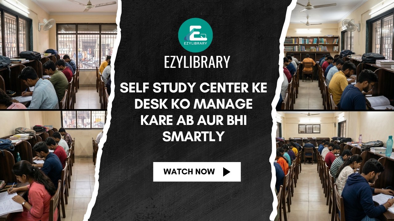 Smart Self Study Center Desk Management System 🔥 | Grid View + Live Allocation