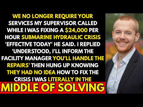 Fired While Fixing $24k/Hour Submarine Crisis. I Said 'Handle It Yourself.' They Couldn't