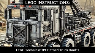 LEGO INSTRUCTIONS: Build the 8109 Flatbed Truck! 🚛✨ (Step-by-Step Flip Through) Book 1