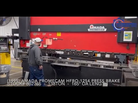 1995 AMADA PROMECAM HFBO-1254 Fabricating Machinery, Press Brakes, Hydraulic | Holland Equipment Hunters, Inc. (1)