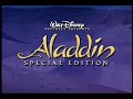 Disney DVD Aladdin Special Edition Reklam Hyrfilm VHS Trailer