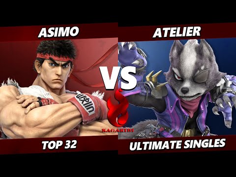 Kagaribi 9 - Asimo (Ryu) Vs. Atleier (Wolf) SSBU Ultimate Tournament