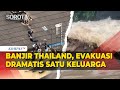 Banjir Besar Thailand Evakuasi Dramatis Satu Keluarga Dari Atap Rumah