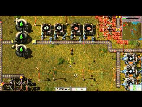 Factorio inserters slow motion!