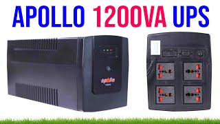 Apollo 1120F / 1120 1200VA Offline UPS | 600–720W, LED Indicators & 4 Port Setup Guide