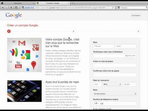 comment s'inscrire google