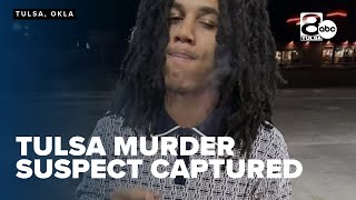 Tulsa murder suspect captured, held without bond