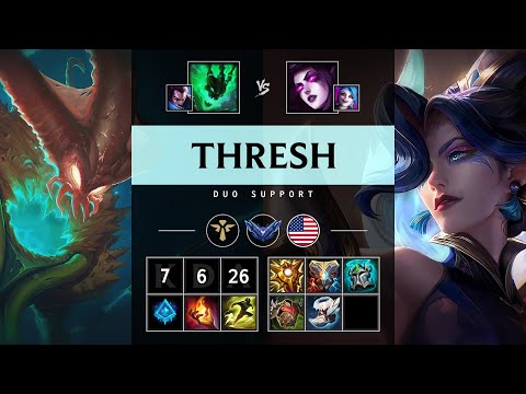 Thresh Support vs Morgana - NA Diamond Patch 25.18