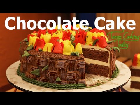 2 Layer Chocolate Cake Recipe Tutorial S6 Ep605